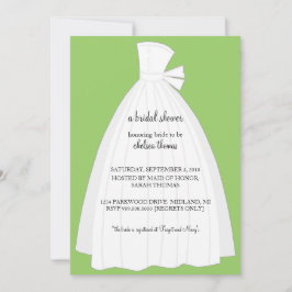 Bridal Shower Invitation {Kiwi Green} Kaart