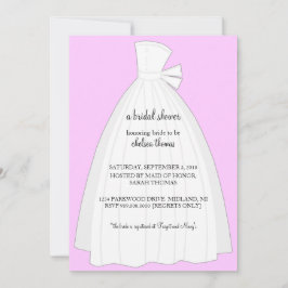 Bridal Shower Invitation {Licht Roze} Kaart