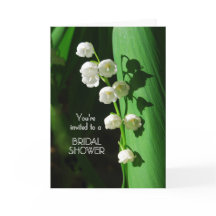 Bridal Shower Invitation Lily van de Valley