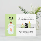 Bridal Shower Invitation of A Spa Weekend Getaway Kaart (Staand voorkant)