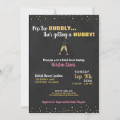 Bridal Shower Invitation Pop the Bubble Kaart (Voorkant)