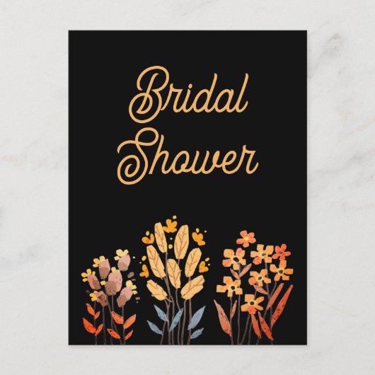 Bridal shower invitation postcards uitnodiging briefkaart (Voorkant)