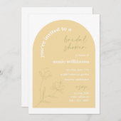 Bridal Shower Invitation Retro Wedding Party A115 Kaart (Voorkant / Achterkant)