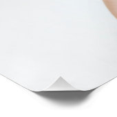 Bridal Shower Invitation RSVP Card Magnet Poster (Hoek)