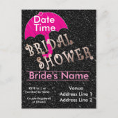 Bridal Shower Invitation Sjabloon (Voorkant)