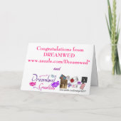 Bridal Shower Invitation Sjabloon (Achterkant)