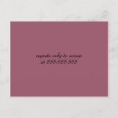 Bridal Shower Invitation Sjabloon (Achterkant)