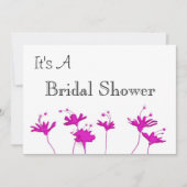 BRIDAL SHOWER INVITATION SJABLOON KAART (Voorkant)