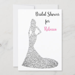 Bridal Shower Invitation - Sparkle and Shine Kaart