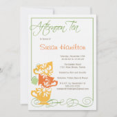 Bridal Shower Invitation - Tea Kaart (Voorkant)