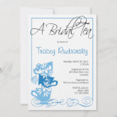 Bridal Shower Invitation - Tea Kaart (Voorkant)