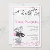 Bridal Shower Invitation - Tea Kaart (Voorkant)