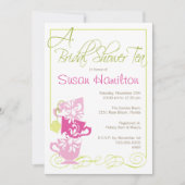 Bridal Shower Invitation - Tea Kaart (Voorkant)
