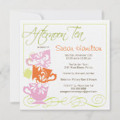 Bridal Shower Invitation - Tea Kaart (Voorkant)