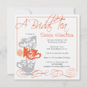 Bridal Shower Invitation - Tea Kaart (Voorkant)