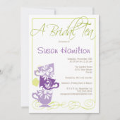 Bridal Shower Invitation - Tea Kaart (Voorkant)