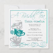 Bridal Shower Invitation - Tea Kaart (Voorkant)