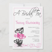 Bridal Shower Invitation - Tea Kaart (Voorkant)