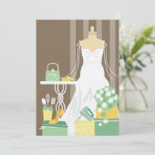 Bridal Shower Invitation - Uw eigen tekst toevoege Kaart (Staand voorkant)