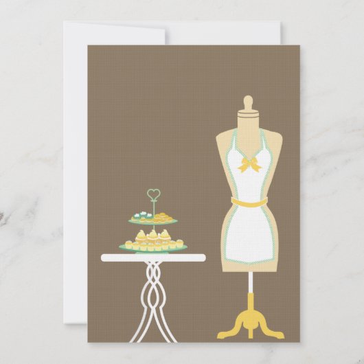 Bridal Shower Invitation - Uw eigen tekst toevoege Kaart (Achterkant)