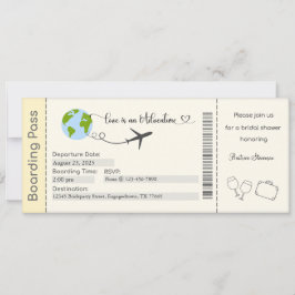 Bridal Shower Invitation, Verloving Invitation Kaart