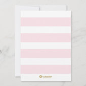 Bridal Shower Invitation, Weddenschap, Gold Kaart (Achterkant)