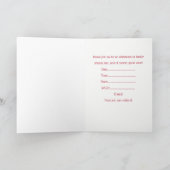 Bridal Shower Invitation Wine Tasting of Winery Kaart (Binnen)