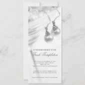 Bridal Shower Invitations [4,25 x 9 inch] Kaart (Achterkant)