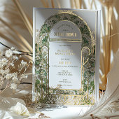  Bridal Shower Invitations Art Nouveau Deco Folie Uitnodiging