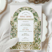  Bridal Shower Invitations Art Nouveau Deco Kaart