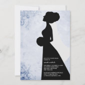 Bridal Shower Invitations {Blauw} Kaart (Voorkant)