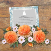 Bridal Shower Invitations {Blauw} Kaart