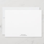 Bridal Shower Invitations {Blauw} Kaart (Achterkant)