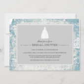 Bridal Shower Invitations {Blauw} Kaart (Voorkant)