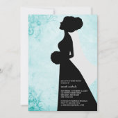 Bridal Shower Invitations {Blauwgroen} Kaart (Voorkant)