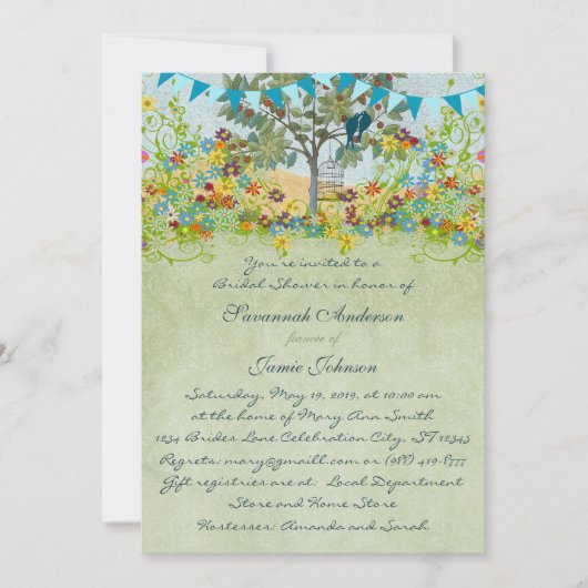 Bridal Shower Invitations Kaart (Voorkant)