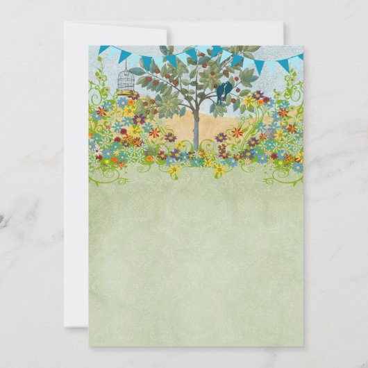 Bridal Shower Invitations Kaart (Achterkant)