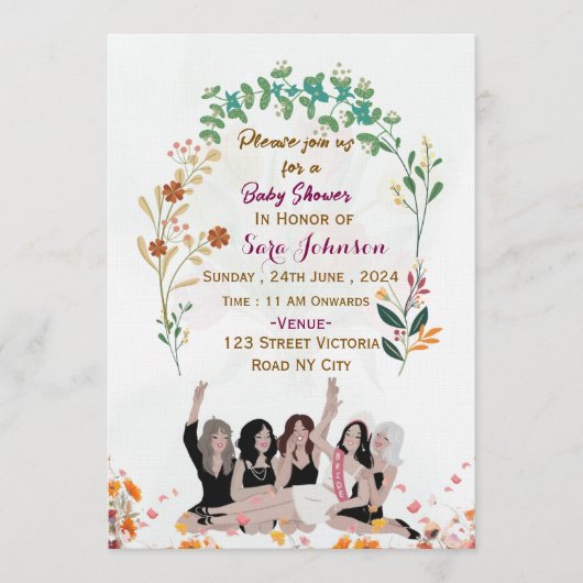 Bridal Shower Invitations  Kaart (Voorkant)