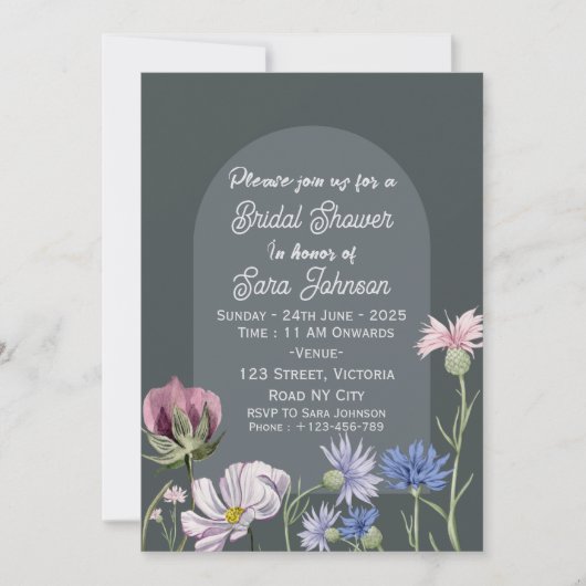 Bridal Shower Invitations  Kaart (Voorkant)
