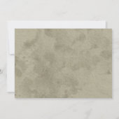 Bridal Shower Invitations Retro Typewriter Keys Kaart (Achterkant)