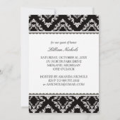 Bridal Shower Invitations {Rood-geleide Bride} Kaart (Achterkant)