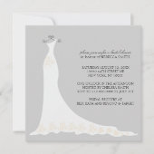 Bridal Shower Invitations {Silver} Kaart (Voorkant)