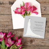 Bridal Shower Invitations {Silver} Kaart