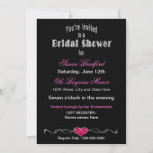 Bridal Shower Invitations - Umbrella of Fun Kaart (Achterkant)
