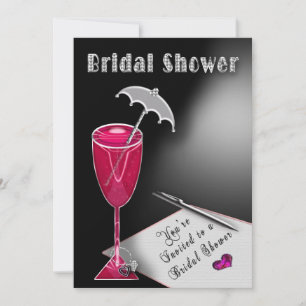 Bridal Shower Invitations - Umbrella of Fun Kaart