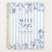 Bridal Shower Paper Planner Something Blue Book (Voorkant)