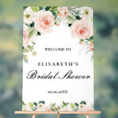 Bridal shower rosa oro floral Foam Boards Acryl Bord (Neutraal)