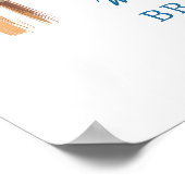 Bridal Shower Tea Party Welcome Poster (Hoek)