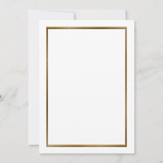 Bridal Shower-uitnodiging, geweldig Gatsby Gold Kaart (Achterkant)