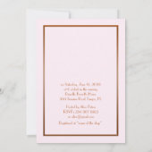 Bridal Shower-uitnodiging, geweldige Gatsby, goude Kaart (Achterkant)